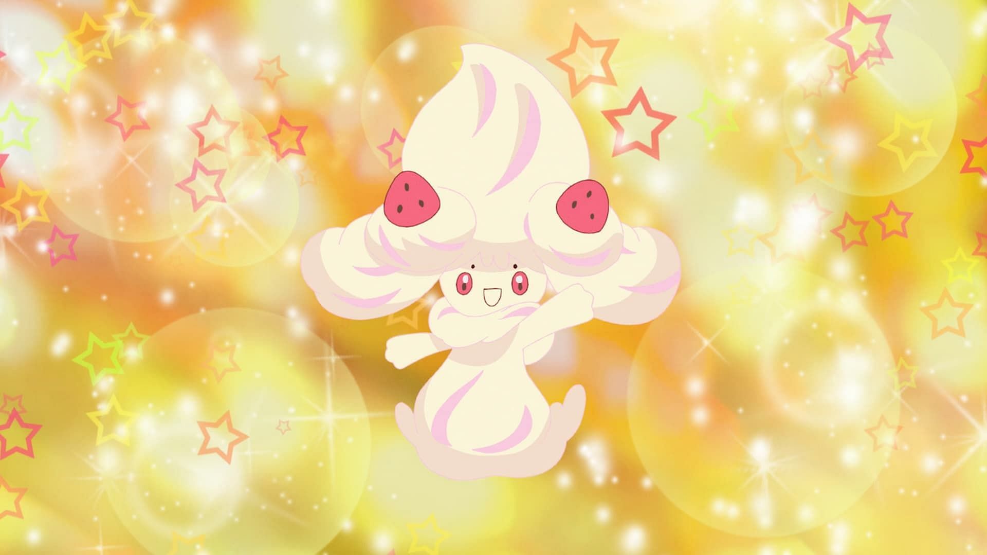 Alcremie as seen in the anime (Image via The Pokemon Company)